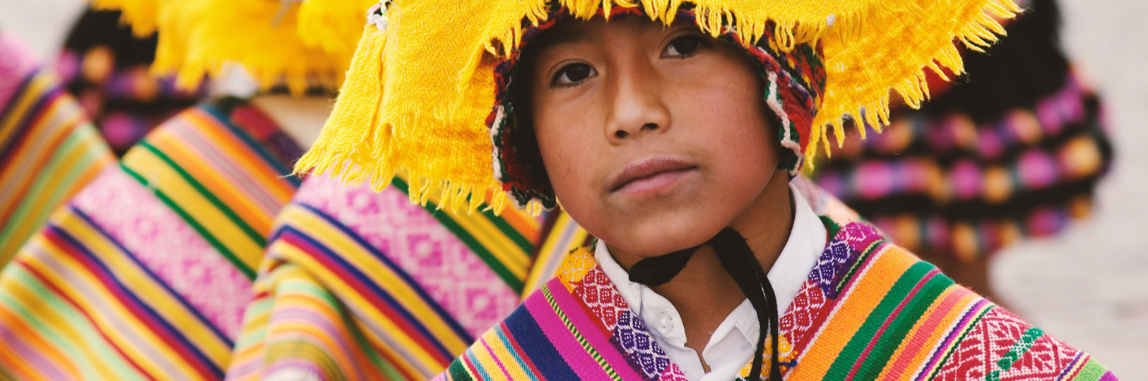 A child wearing traditional clothing